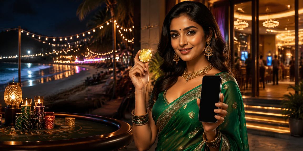 Excited Indian football fans placing bets on mobile
